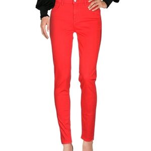 Italian brand Seventy Women's Red Skinny Jeans